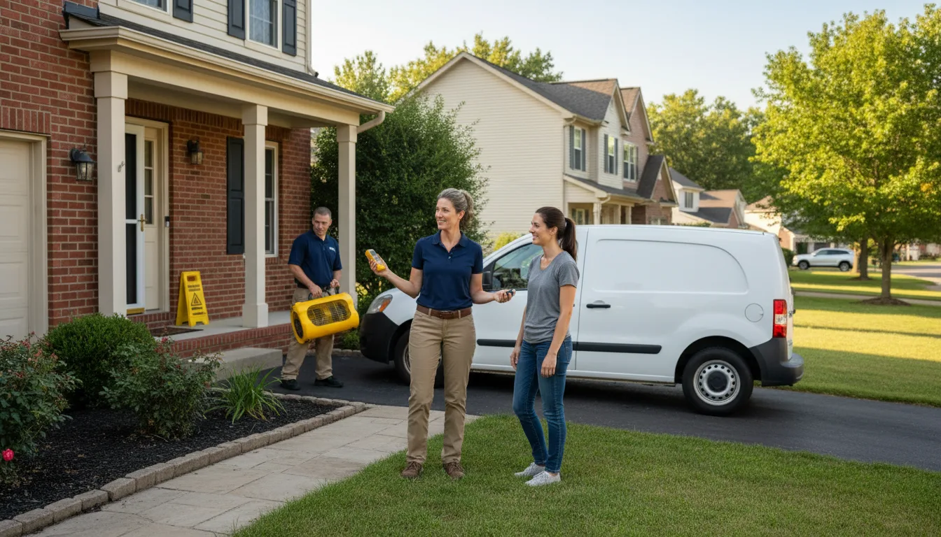 Residential water damage restoration in Ulysses, KS
